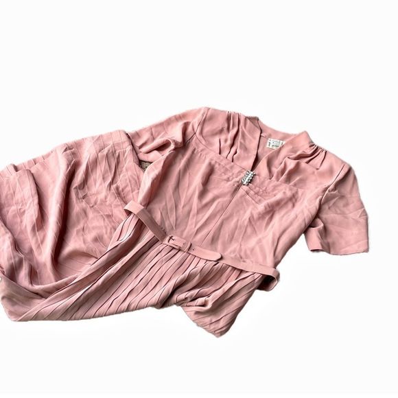 Vintage 1940s Art Deco CA Crane Abrams dress size medium - Picture 3 of 4